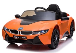 Ühekohaline elektriauto "BMW I8", oranž цена и информация | Электромобили для детей | hansapost.ee