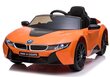 Ühekohaline elektriauto "BMW I8", oranž hind ja info | Laste elektriautod | hansapost.ee