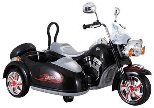 Электрический мотоцикл с колыбелью SX138, черный цена и информация | Электромобили для детей | hansapost.ee