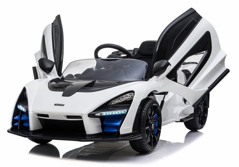 Ühekohaline elektriauto "McLaren Senna", valge цена и информация | Laste elektriautod | hansapost.ee