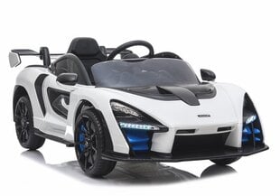 Ühekohaline elektriauto "McLaren Senna", valge цена и информация | Электромобили для детей | hansapost.ee