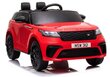 Kahekohaline laste elektriauto Range Rover, punane hind ja info | Laste elektriautod | hansapost.ee