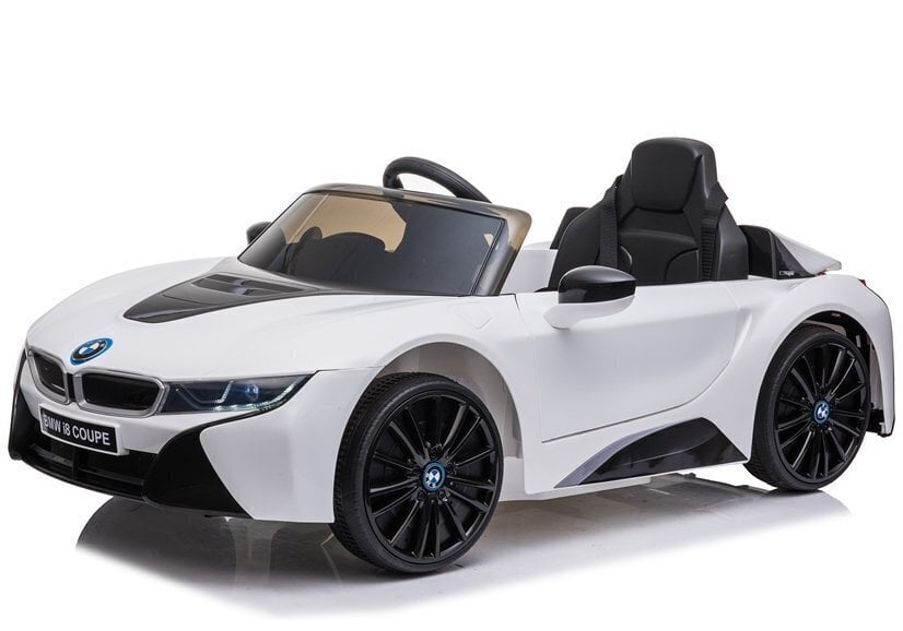 Ühekohaline laste elektriauto BMW i8, valge hind ja info | Laste elektriautod | hansapost.ee