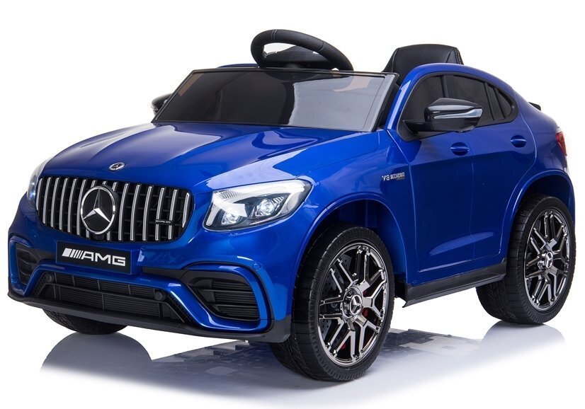 Laste ühekohaline elektriauto Mercedes QLS, lakitud sinine цена и информация | Laste elektriautod | hansapost.ee