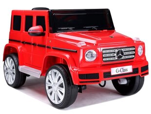 Laste ühekohaline elektriauto Mercedes G500, punane hind ja info | Laste elektriautod | hansapost.ee