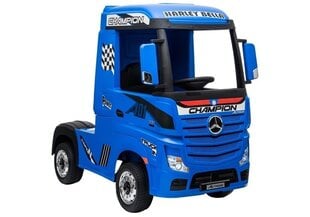 Laste ühekohaline elektriauto Mercedes Actros, sinine hind ja info | Laste elektriautod | hansapost.ee