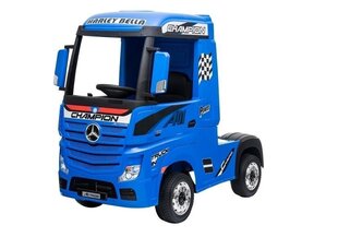 Детский одноместный электромобиль Mercedes Actros лакированный синий цена и информация | Электромобили для детей | hansapost.ee