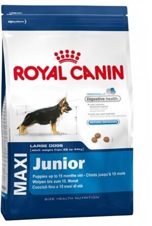 Koeratoit Royal Canin Maxi Junior 15 kg цена и информация | Koerte kuivtoit ja krõbinad | hansapost.ee