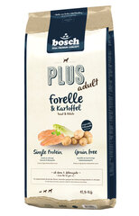 Kuivtoit koertele Bosch Petfood Plus HPC+ Trout teraviljavaba (üks valk) 12,5 kg hind ja info | Bosch Petfood  Plus Lemmikloomatarbed | hansapost.ee