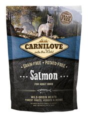 Kuivtoit koertele Carni Love Salmon for Adult 1,5kg hind ja info | Koerte kuivtoit ja krõbinad | hansapost.ee