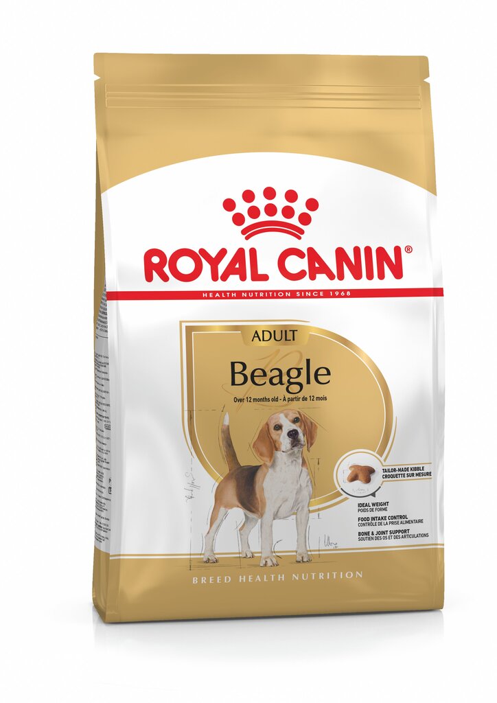 Kuivtoit koertele ROYAL CANIN Beagle adult, 12 kg цена и информация | Koerte kuivtoit ja krõbinad | hansapost.ee