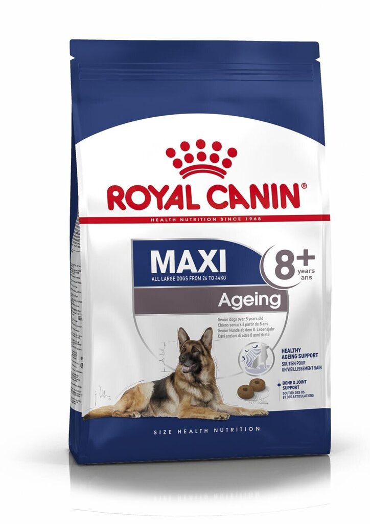 Royal Canin suurt tõugu vanematele koertele Maxi Ageing, 15 kg hind ja info | Koerte kuivtoit ja krõbinad | hansapost.ee