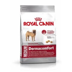 Royal Canin keskmist kasvu tundliku nahaga koertele Medium Dermacomfort, 3 kg цена и информация | Сухой корм для собак | hansapost.ee