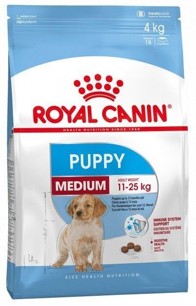 Royal Canin keskmise suurusega tõugu kutsikate jaoks Medium Puppy, 15 kg hind ja info | Koerte kuivtoit ja krõbinad | hansapost.ee