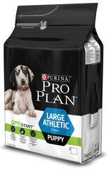 Pro Plan Puppy Large Athletic sportliku suurt tõugu kutsikatele ja noortele koertele (2-18 kuud), 3 kg hind ja info | Koerte kuivtoit ja krõbinad | hansapost.ee