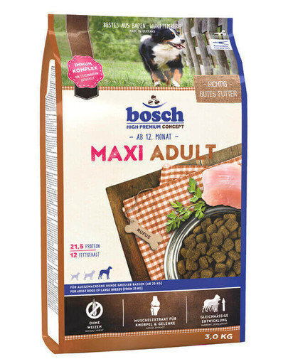 Kuivtoit koertele BOSCH Maxi Adult 3 kg цена и информация | Koerte kuivtoit ja krõbinad | hansapost.ee
