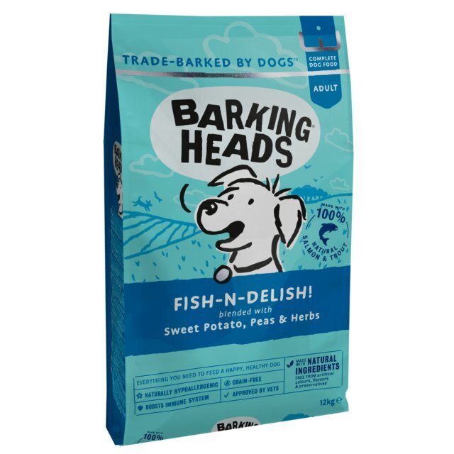 Barking Heads väikest kasvu koertele lõhega Fish-N-Delish, 12kg hind ja info | Koerte kuivtoit ja krõbinad | hansapost.ee