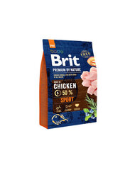 Brit Premium by Nature Sport полноценный корм для собак 3кг цена и информация | Сухой корм для собак | hansapost.ee