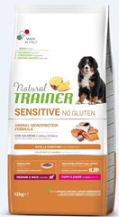 Kuivtoit koertele pardilihaga Natural Trainer Sensitive No Gluten keskmist ja suurt tõugu noortele koertele, 12 kg hind ja info | Koerte kuivtoit ja krõbinad | hansapost.ee