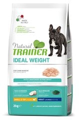 Kuivtoit koertele valge lihaga Natural Trainer Ideal Weight väikestele ja eriti väikestele koeratõugudele, 2 kg price and information | Koerte kuivtoit ja krõbinad | hansapost.ee