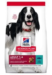 Hill's Sience Plan Medium Adult kuivtoit koertele tuunikala ja riisiga, 2,5 kg hind ja info | Koerte kuivtoit ja krõbinad | hansapost.ee