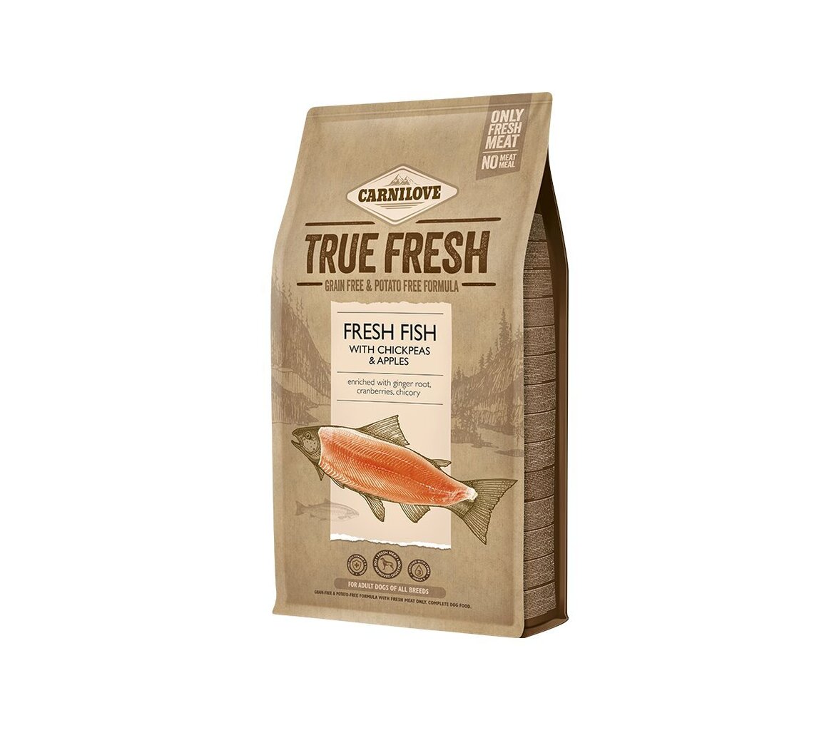 Carnilove True Fresh Fish koeratoit 11.4kg цена и информация | Koerte kuivtoit ja krõbinad | hansapost.ee