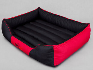 Hobbydog лежак Comfort XXL, черный/красный цена и информация | Лежаки, домики | hansapost.ee