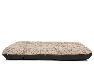 Hobbydog подушка Eco Prestige R3, 115x80x12 см, песочного цвета с костями цена и информация | Лежаки, домики | hansapost.ee