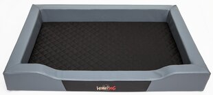 Hobbydog лежак Deluxe L, серый/черный, 75x50 см цена и информация | Лежаки, домики | hansapost.ee