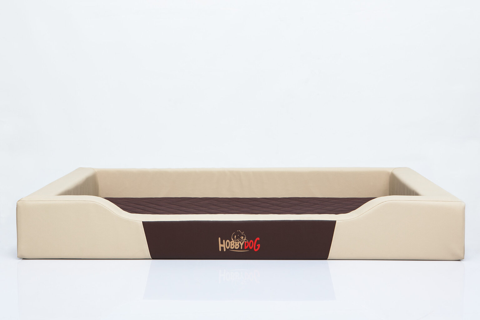 Hobbydog pesa Deluxe L, beež/pruun värv, 75x50 cm hind ja info | Pesad, asemed | hansapost.ee