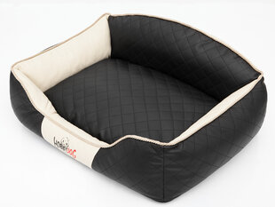 Hobbydog лежак Elite XXL, черный/песочный, 110x85 см цена и информация | Лежаки, домики | hansapost.ee