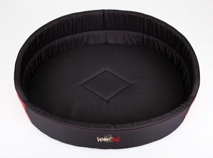 Hobbydog лежак Клеточки R9, черный/красный, 87x74 см цена и информация | Лежаки, домики | hansapost.ee