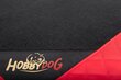 Hobbydog matt Exclusive, XL, Black/Red, 110x90 cm hind ja info | Pesad, asemed | hansapost.ee