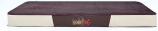 Koera madrats Hobbydog Premium Velvet Brown/Beige, M, 80x54 cm hind ja info | Pesad, asemed | hansapost.ee