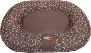 Hobbydog лежак Ponton Prestige, XL, Brown Paws, 100x78 см цена и информация | Лежаки, домики | hansapost.ee