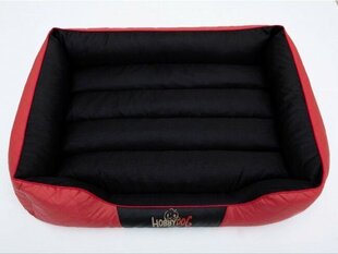 Hobbydog лежак Cesarean Standart, красный/черный R5, 125x98 см цена и информация | Лежаки, домики | hansapost.ee