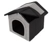 Pesa-maja Hobbydog Inari Light Grey Black, 44x38 cm цена и информация | Pesad, asemed | hansapost.ee