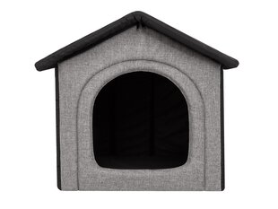 Лежак-конура Hobbydog Inari Light Grey Black, 44x38 см цена и информация | Лежаки, домики | hansapost.ee