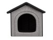Pesa-maja Hobbydog Inari Light Grey Black, 44x38 cm цена и информация | Pesad, asemed | hansapost.ee