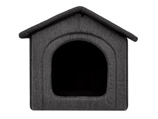 Лежак-конура Hobbydog Inari Grey Black, 44x38 см цена и информация | Лежаки, домики | hansapost.ee