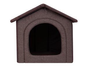 Лежак-конура Hobbydog Inari Dark Brown, 44x38 см цена и информация | Лежаки, домики | hansapost.ee