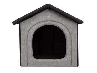 Лежак-конура Hobbydog Inari Light Grey Black, 60x55 см цена и информация | Лежаки, домики | hansapost.ee