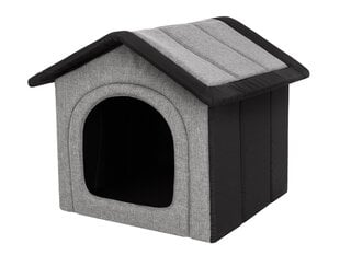 Лежак-конура Hobbydog Inari Light Grey Black, 60x55 см цена и информация | Лежаки, домики | hansapost.ee