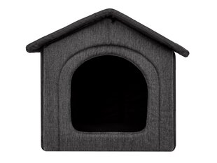 Лежак-конура Hobbydog Inari Grey Black, 60x55 см цена и информация | Лежаки, домики | hansapost.ee