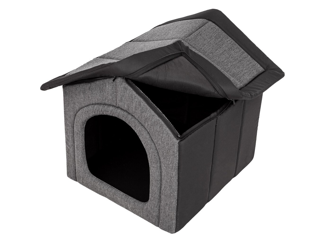 Pesa-maja Hobbydog Inari Grey Black, 60x55 cm hind ja info | Pesad, asemed | hansapost.ee