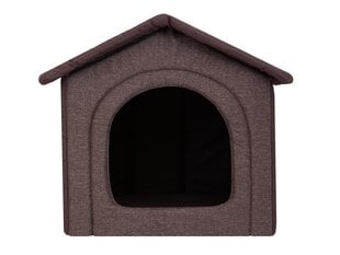 Лежак-конура Hobbydog Inari Dark Brown, 76x72 см цена и информация | Лежаки, домики | hansapost.ee