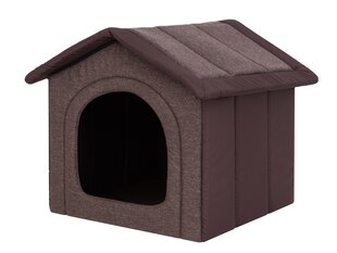 Лежак-конура Hobbydog Inari Dark Brown, 76x72 см цена и информация | Лежаки, домики | hansapost.ee