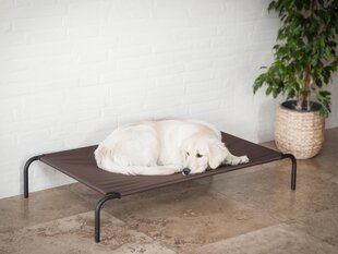 Hobbydog лежак Iron Brown XL, 100x55x20 см цена и информация | Лежаки, домики | hansapost.ee