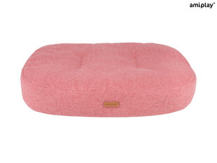 Amiplay ovaalne madrats Montana Pink L, 78x65x10 cm hind ja info | Amiplay Lemmikloomatarbed | hansapost.ee