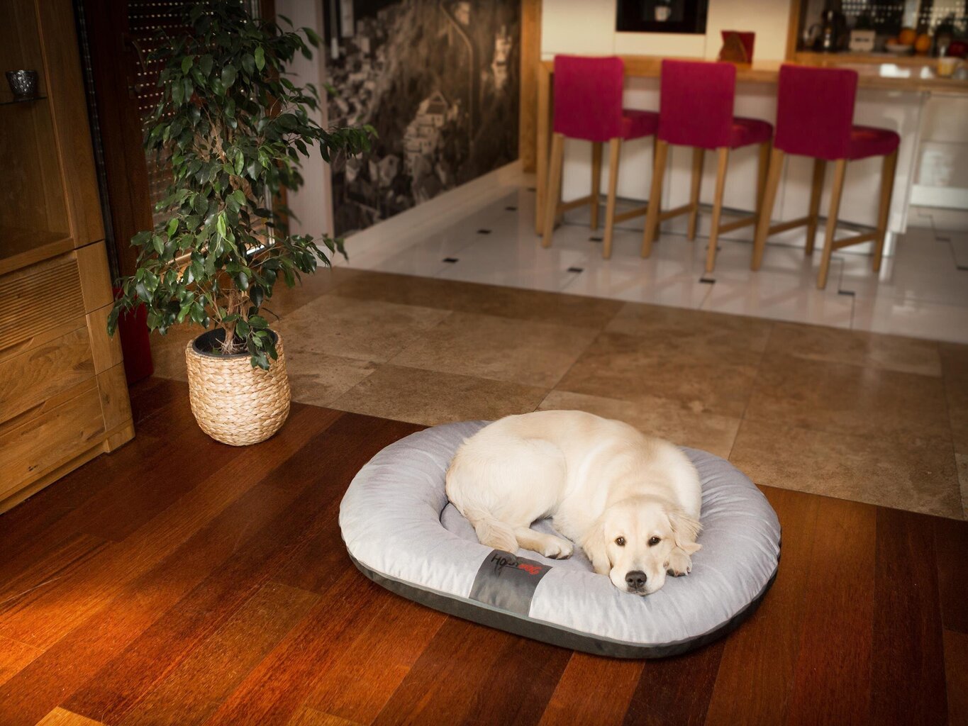 Hobbydog pesu Ponton Ekolen, XL, helehall, 100x78 cm цена и информация | Pesad, asemed | hansapost.ee